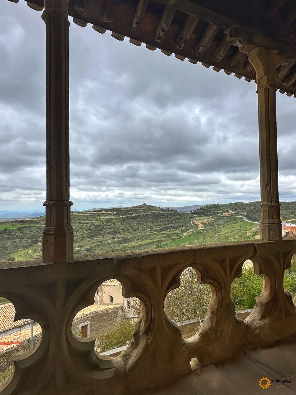 Vistas desde la Iglesia Fortaleza de Ujué