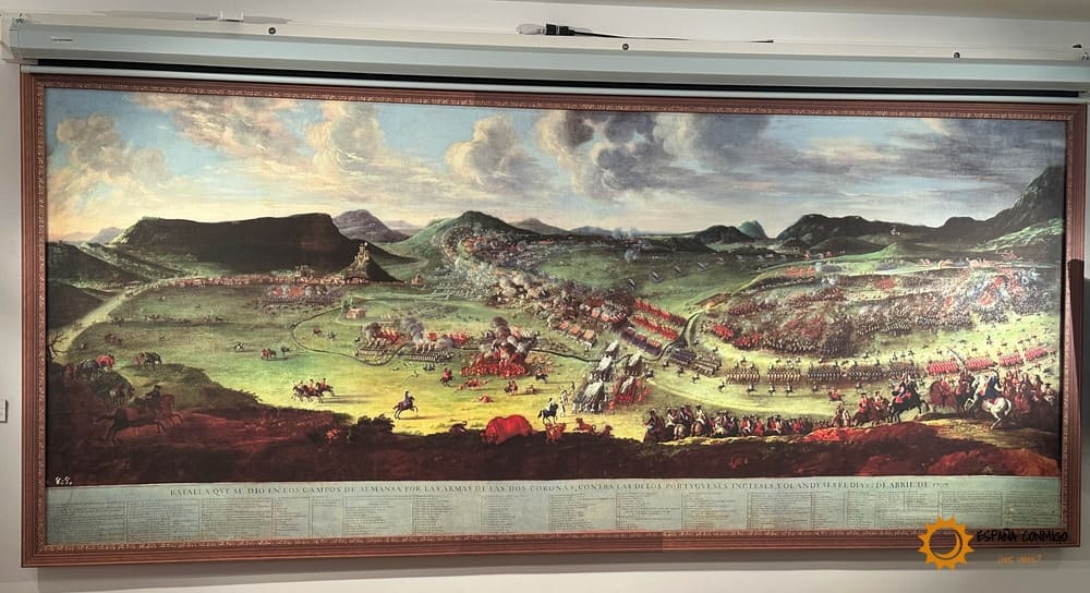 Cuadro Museo de la Batalla de Almansa, qué ver en Almansa en 3 días